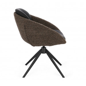 SELEST design szék - beige/barna