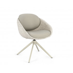 SELEST design szék - beige/barna