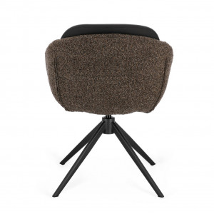 SELEST design szék - beige/barna