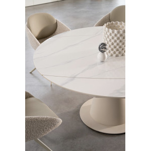 SELEST design szék - beige/barna