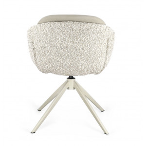 SELEST design szék - beige/barna