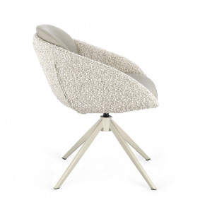 SELEST design szék - beige/barna