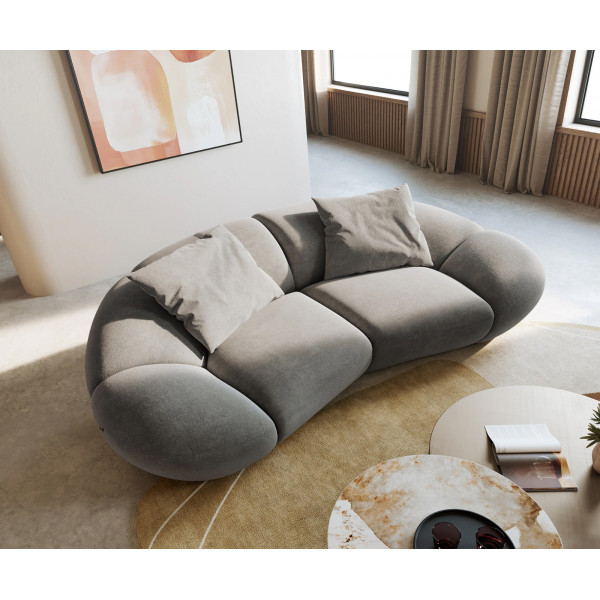 DALMIRO modern kanapé - 280cm - szürke
