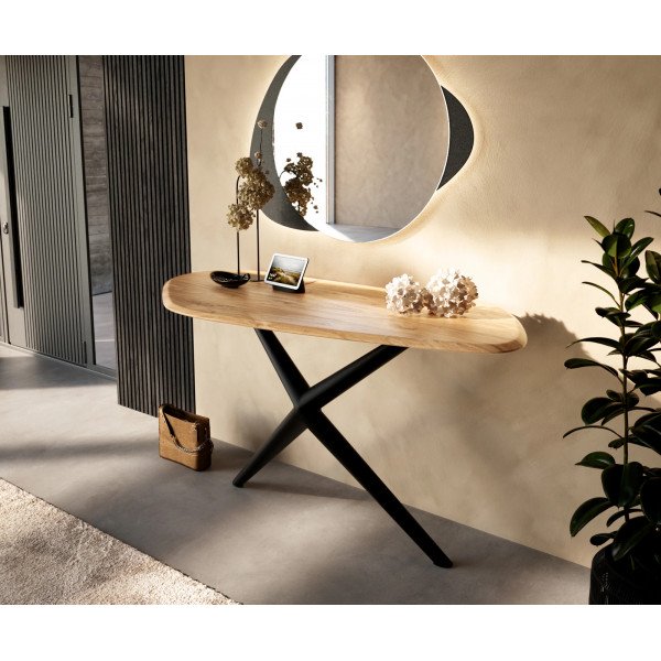 MYRELL prémium akác konzolasztal - 145cm