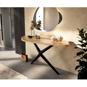 MYRELL prémium akác konzolasztal - 145cm bútor