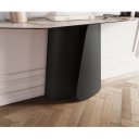 LUMIERE prémium kerámia konzolasztal - beige - 180cm