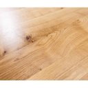 ELMORA prémium tölgy dohányzóasztal - 140cm - fekete