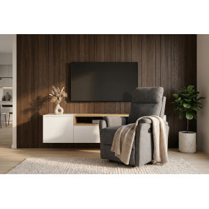 CINEMA elektromos relaxfotel - szürke