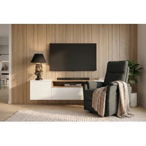 CINEMA elektromos relaxfotel - zöld INVICTA