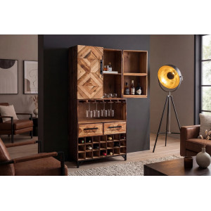 BODEGA modern fenyő bárszekrény - 160cm