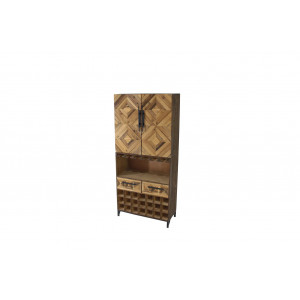 BODEGA modern fenyő bárszekrény - 160cm