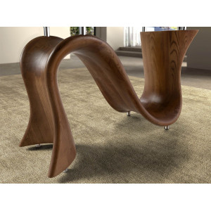 BRISA prémium étkezőasztal - dió - 220cm