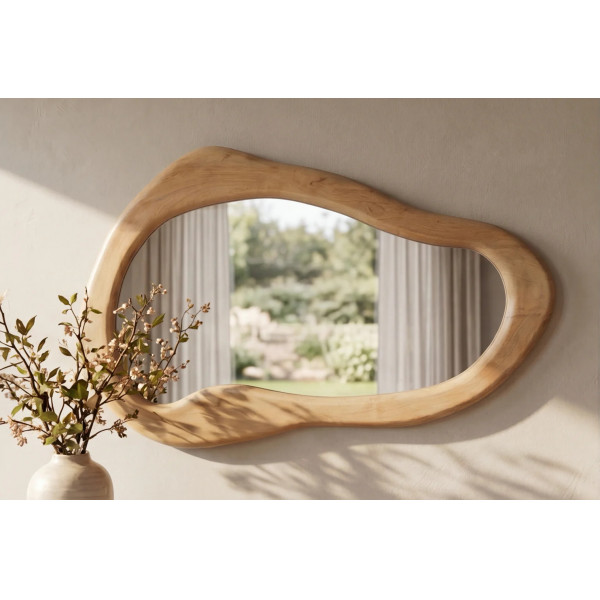 ORGANIC modern tükör - 130cm - mangó