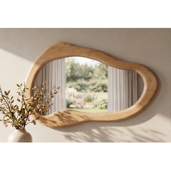 ORGANIC modern tükör - 130cm - mangó