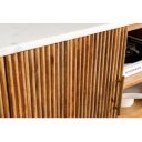 TRES CHIC modern mangófa TV-szekrény - 140cm