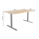 OAK DESK állítható magasságú íróasztal - 140cm