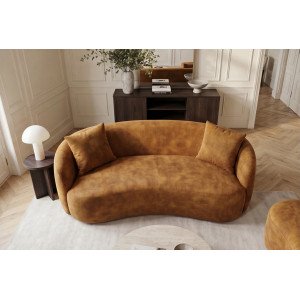 ELEMENTAL design kanapé - 180cm - mustár INVICTA