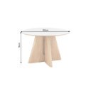 ORGANICO modern kerek étkezőasztal - 120cm