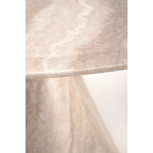 FERRON kerek étkezőasztal 120 cm – travertin