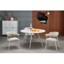 TERAMO kerek étkezőasztal 120 cm – terrazzo mintás