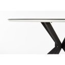 NORVIK kerek étkezőasztal 120 cm – fekete