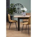CORTANO bővíthető étkezőasztal 120–160 cm – Artisan tölgy / fekete