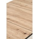 VESTORA bővíthető étkezőasztal 130–170 cm – Artisan tölgy / fekete