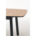 VESTORA bővíthető étkezőasztal 130–170 cm – Artisan tölgy / fekete
