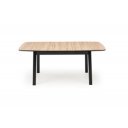 VESTORA bővíthető étkezőasztal 130–170 cm – Artisan tölgy / fekete