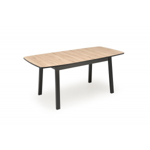 VESTORA bővíthető étkezőasztal 130–170 cm – Artisan tölgy / fekete