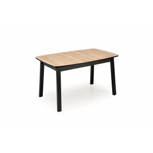 VESTORA bővíthető étkezőasztal 130–170 cm – Artisan tölgy / fekete