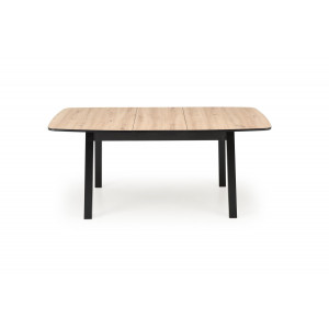 VESTORA bővíthető étkezőasztal 130–170 cm – Artisan tölgy / fekete