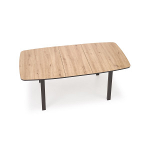 VESTORA bővíthető étkezőasztal 130–170 cm – Artisan tölgy / fekete