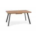 TORVEN bővíthető étkezőasztal 140–180 cm – tölgy / fekete