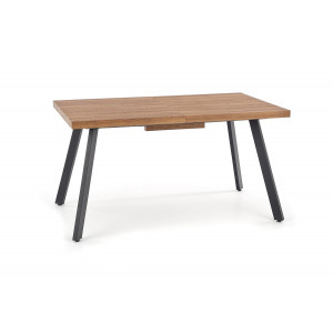 TORVEN bővíthető étkezőasztal 140–180 cm – tölgy / fekete