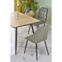 LARENO étkezőasztal 120 cm – tölgy / fekete