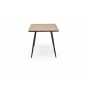 LARENO étkezőasztal 120 cm – tölgy / fekete