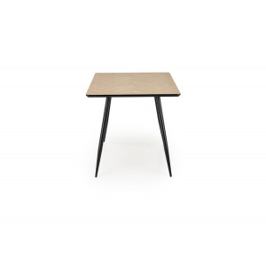 LARENO étkezőasztal 120 cm – tölgy / fekete