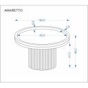 MERANO dohányzóasztal - 60cm