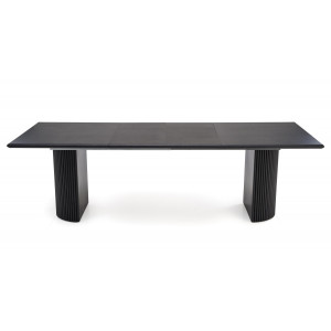 MONTEVO bővíthető étkezőasztal 160–250 cm – fekete tölgy / fekete