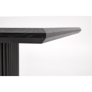 MONTEVO bővíthető étkezőasztal 160–250 cm – fekete tölgy / fekete