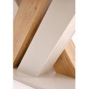 ROTVEN bővíthető étkezőasztal 160–200 cm – kasmír / Cremona tölgy
