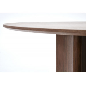 ORIVAN kerek étkezőasztal 120 cm – dió