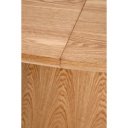 NORVANO bővíthető ovális étkezőasztal 160–200 cm – természetes tölgy