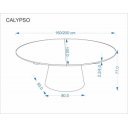 NORVANO bővíthető ovális étkezőasztal 160–200 cm – természetes tölgy