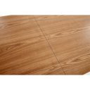 MERIDAN bővíthető étkezőasztal 160–200 cm – tölgy / fekete
