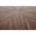 BRANSTON kerek étkezőasztal 100 cm – dió / fekete