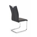 CALDER modern étkezőszék - fekete