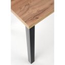 BELLAGIO étkezőasztal 120 cm – Wotan tölgy / fekete