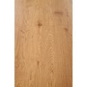 SALERNO bővíthető ovális étkezőasztal 120–160 cm – tölgy / fekete